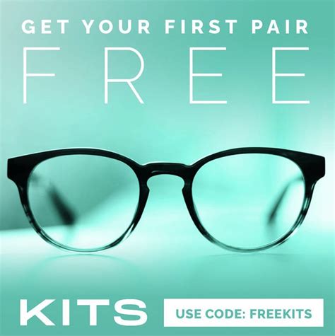 kits glasses first pair free.